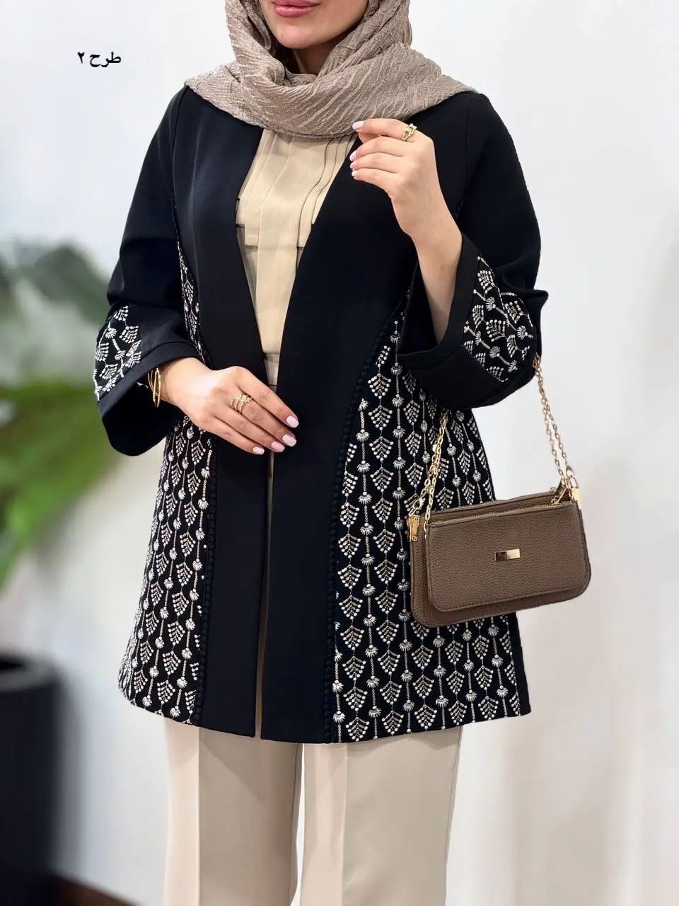 مانتو مجلسی سوزندوزی آیسو کاج